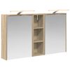 vidaXL Badezimmerschrank-Set 3 Stk. 106 x 16 x 62,5 cm Holzwerkstoff