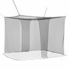 vidaXL Moskito-Netz f&uuml;r das Bett 156 Mesh Schwarz 220 x 150 x 180 cm