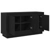 vidaXL Sideboard Schwarz Eichen-Optik 102 x 35 x 55 cm Holzwerkstoff