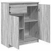 vidaXL Sideboard mit Schublade Grau Sonoma 71x35x84 cm Holzwerkstoff