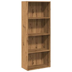 vidaXL B&uuml;cherregal Artisan-Eiche 60x30x152 cm Holzwerkstoff