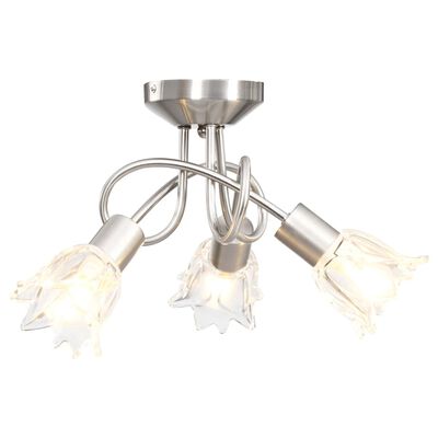 vidaXL Deckenleuchte Glas-Lampenschirme für 3 E14 Glühlampen