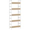 vidaXL B&uuml;cherregal 5 Regalb&ouml;den Eiche 60x27,6x158,5 cm Holzwerkstoff