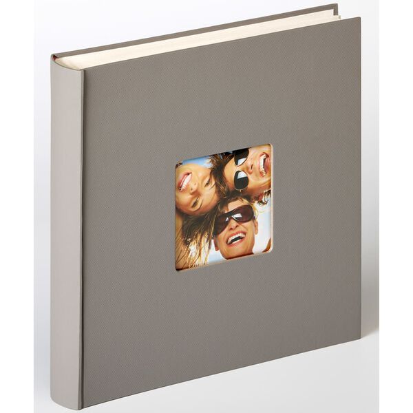 Walther Design Fotoalbum Fun 30x30 cm Grau 100 Seiten