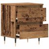 vidaXL Nachttisch 2 pcs Altholz 40 x 35 x 50 cm Holzwerkstoff