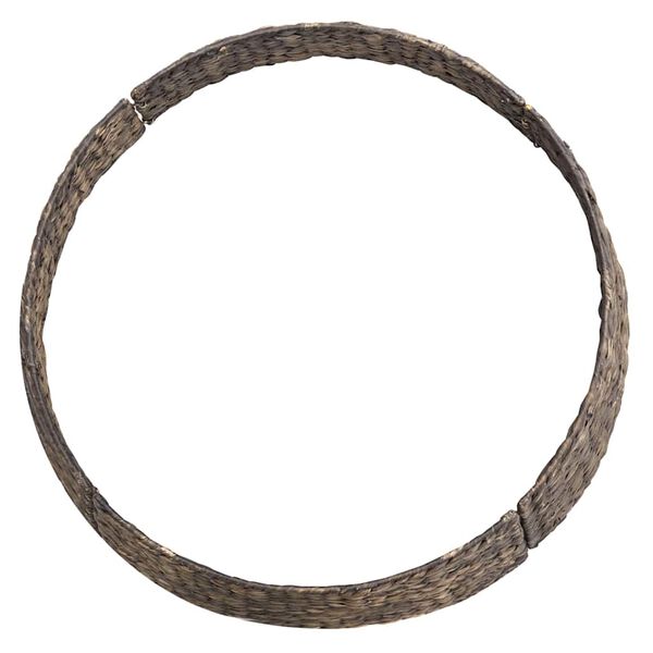 vidaXL Weihnachtsbaumkragen Schwarz 105 x 105 x 28 cm Wasserhyazinthe