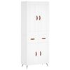 vidaXL Highboard Weiß 69,5x34x180 cm Holzwerkstoff