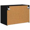 vidaXL TV-Wandschrank Schwarz 59,5 x 31 x 40 cm Holzwerkstoff