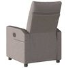 vidaXL Relaxsessel Taupe Stoff