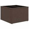 vidaXL 11-tlg. Garten-Sofagarnitur mit Kissen Braun Poly Rattan