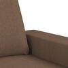 vidaXL 2-Sitzer-Sofa Braun 140 cm Stoff