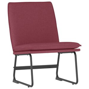 vidaXL Loungesessel Weinrot 52x75x76 cm Stoff
