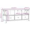 vidaXL TV-Schrank Sonoma Eiche 102x33x45 cm Holzwerkstoff & Eisen