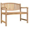 vidaXL Gartenbank 114x59x87 cm Massivholz Teak