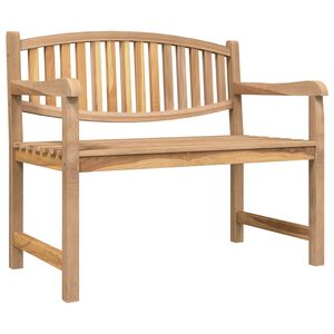 vidaXL Gartenbank 114x59x87 cm Massivholz Teak