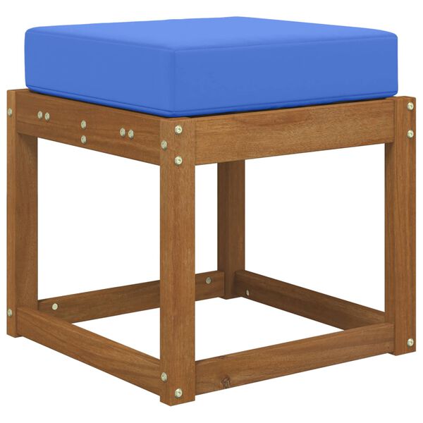 vidaXL Sitzkissen f&uuml;r Outdoor T&uuml;rkis 40 x 40 x 8 cm 100 % Polyester