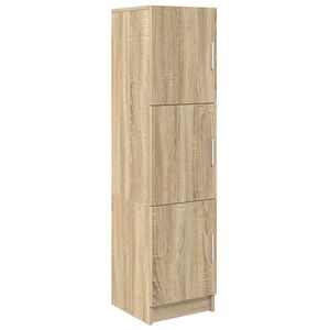 vidaXL Highboard Sonoma-Eiche 31,5 x 32 x 122,5 cm