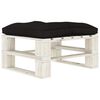 vidaXL 6-tlg. Garten-Lounge-Set Paletten mit Kissen in Schwarz Holz