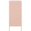 vidaXL Sideboard Rosa 68x39x89 cm Stahl