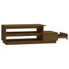vidaXL Couchtisch Honigbraun 120x50x40,5 cm Massivholz Kiefer