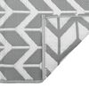 vidaXL Outdoor-Teppich ARAKIL Grau 190x290 cm PP
