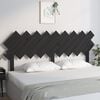 vidaXL Bett-Kopfteil Schwarz 178x3x80,5 cm Massivholz Kiefer