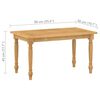 vidaXL 4-tlg. Garten-Lounge-Set Massivholz Teak
