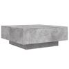 vidaXL Couchtisch Betongrau 80x80x31 cm Holzwerkstoff