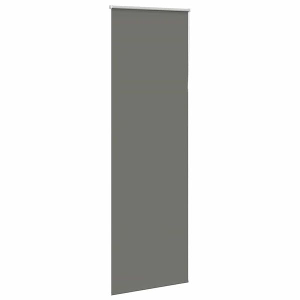vidaXL Verdunkelungsrollo Grau 75x230 cm Stoffbreite 70,7 cm Polyester