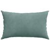 vidaXL Sofakissen 2 Stück Meergrün 50 x 30 cm Cordstoff