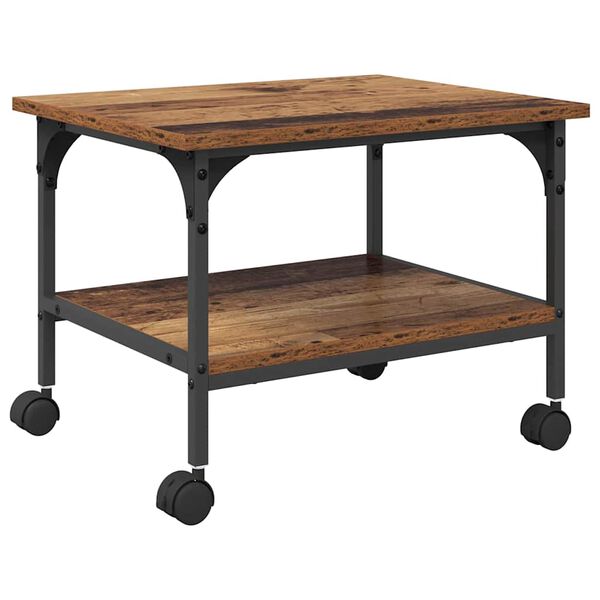 vidaXL Druckerst&auml;nder Altholz 50 x 40 x 38 cm Holzwerkstoff