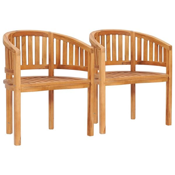 vidaXL 5-tlg. Garten-Lounge-Set Massivholz Teak