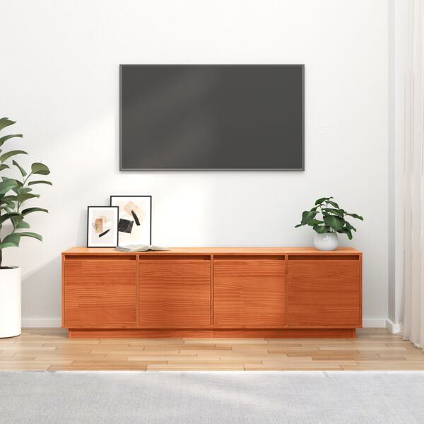 vidaXL TV-Schr&auml;nk Braun 156 x 37 x 45 cm Holzwerkstoff
