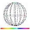 vidaXL Weihnachts-Finial-Licht 96 LEDs RGB Durchmesser 30 x 32 cm