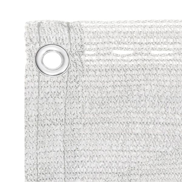 vidaXL Balkon-Sichtschutz Weiß 120x500 cm HDPE