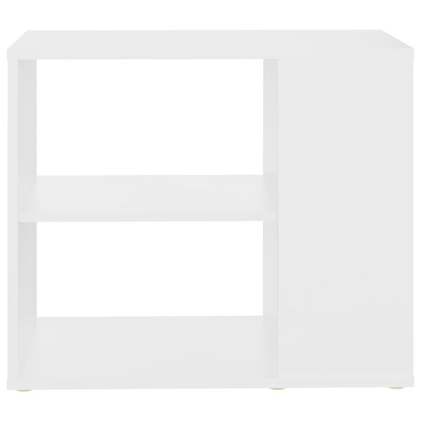 vidaXL Beistelltisch Weiß 60x30x50 cm Holzwerkstoff