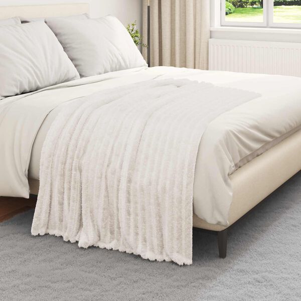 vidaXL Wohndecken 6 pcs Creme 150 x 130 cm Fleece