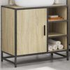 vidaXL Badezimmer-Waschbeckenschrank Sonoma-Eiche 65 x 33 x 60 cm Holzwerkstoff