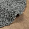 vidaXL Teppich Shaggy Hochflor Modern Gr&uuml;n &Oslash; 240 cm