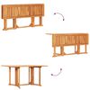 vidaXL Gartentisch Butterfly Klappbar 150x90x75 cm Teak Massivholz