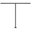 vidaXL Markise Manuell Einziehbar mit LED 350x250 cm Anthrazit