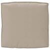 vidaXL Kissen Taupe 80 x 80 x 12 cm Oxford-Stoff