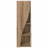vidaXL Eckschrank Artisan-Eiche 32x32x102cm Holzwerkstoff