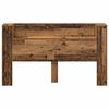 vidaXL Kopfteil mit Regal Altholz 180 x 17 x 104,5 cm Holzwerkstoff