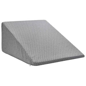vidaXL Beinkissen Uni Grau 60 x 50 x 30 cm Viscoschaum