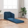 vidaXL Schlafsofa Blau 65 x 80 x 83 cm Stoff