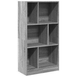 vidaXL B&uuml;cherregal Grau Sonoma 57x28,5x107,5 cm Holzwerkstoff