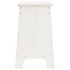 vidaXL Flurbank Weiß 100 x 28 x 45 cm Massivholz Kiefer