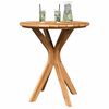 vidaXL Beistelltisch Braun 70 x 70 x 75 cm Massivholz Teak