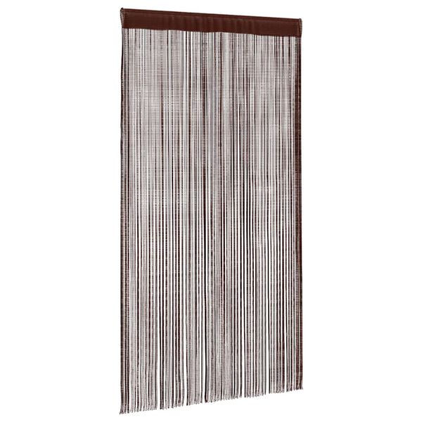 vidaXL Fadenvorhänge 2 Stk. 100 x 250 cm Braun